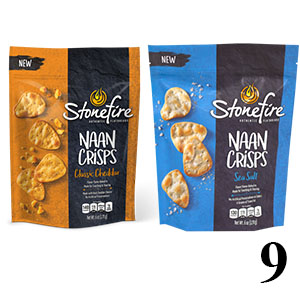 Stonefire naan crisps packages