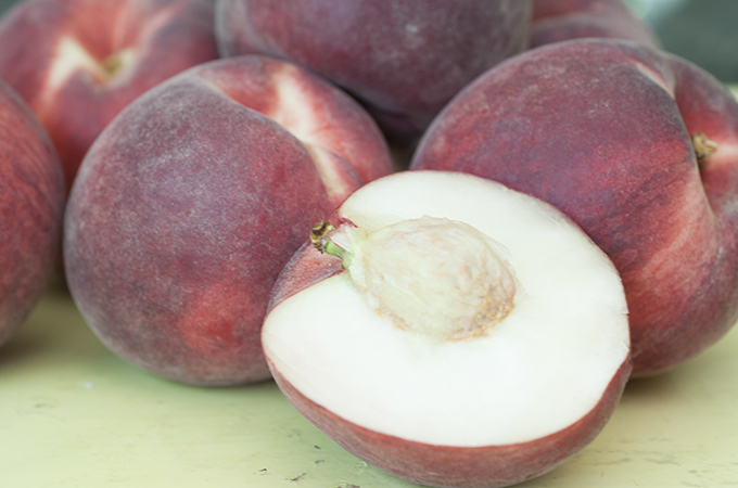 Pitted White Peach