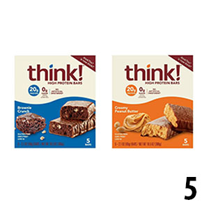 Think! High protein bars in box