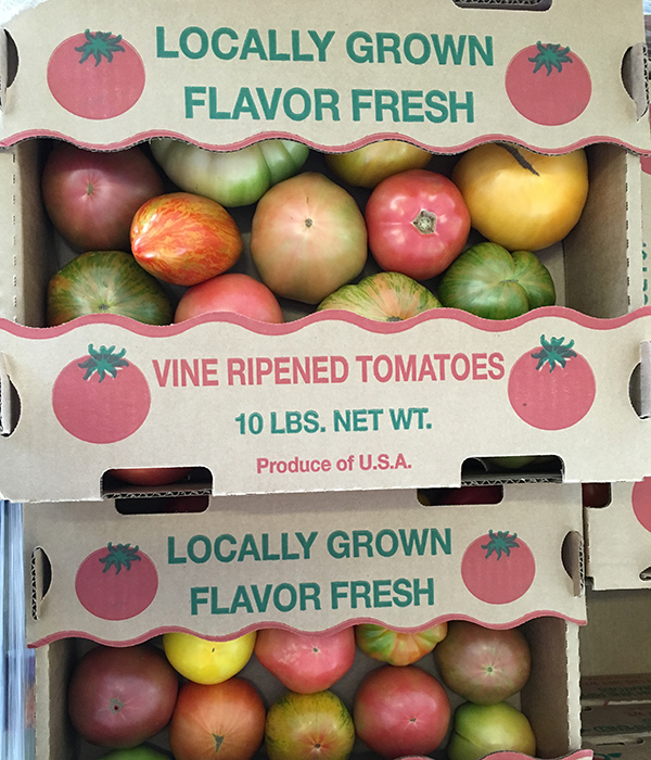 Locally Grown Tomatoes