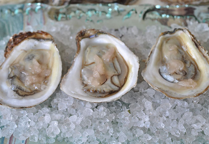 Oysters on the Half Shell with Mignonette