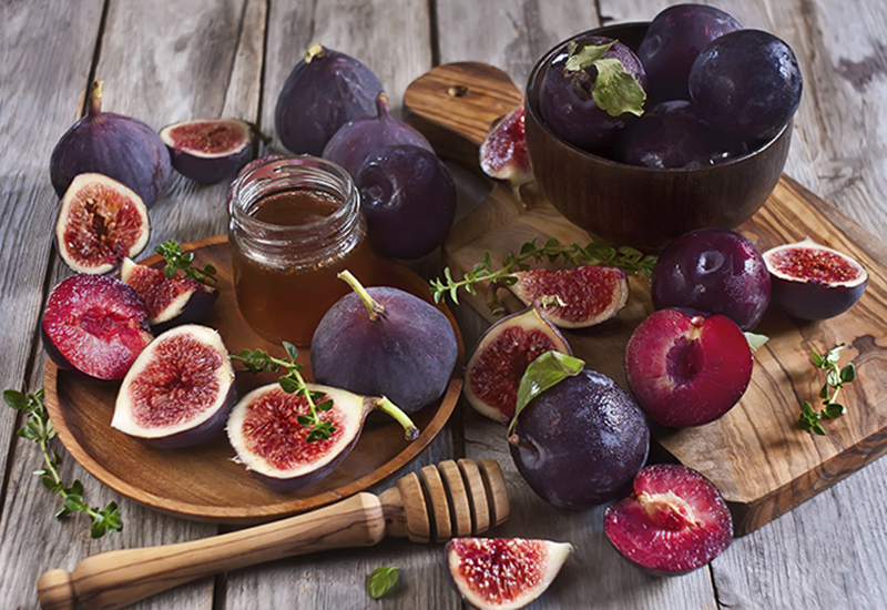 Spiced Fruit Salad with Plums and Figs