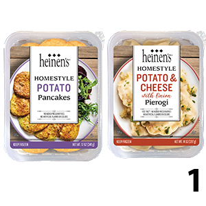 Heinen's Potato Pancakes and Pierogis