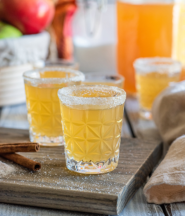 Apple Cider Sake Shots
