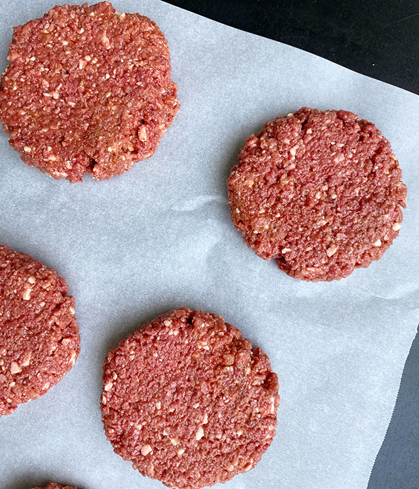 Sweet and Spicy Pineapple Impossible Burger Raw Patties