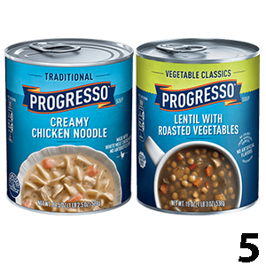 Progresso Traditional and Vegetarian Classic Soups