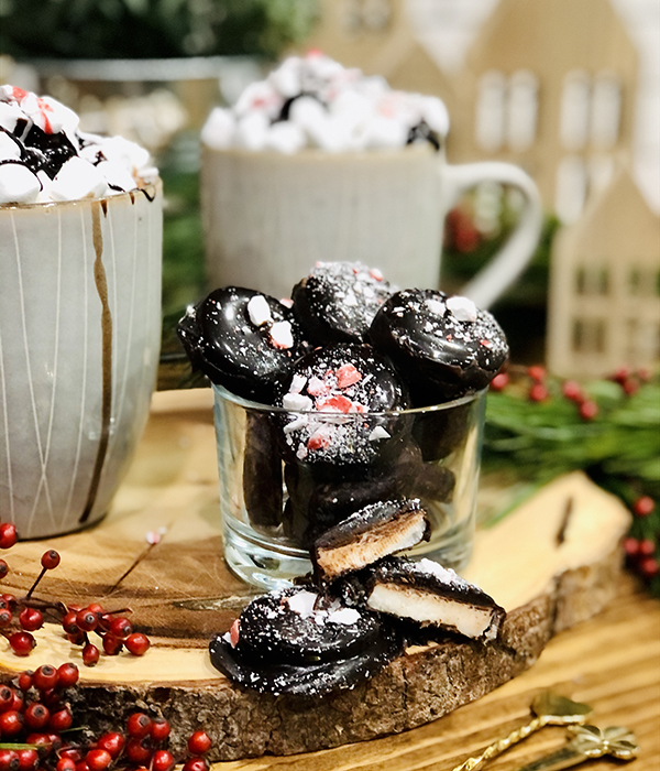 Homemade Peppermint Patties and Peppermint Hot Cocoa