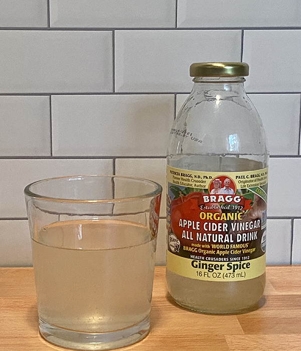 Apple Cider Vinegar and Water Mixture