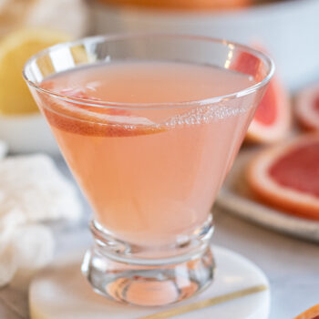 Pink Lady Grapefruit Cocktail