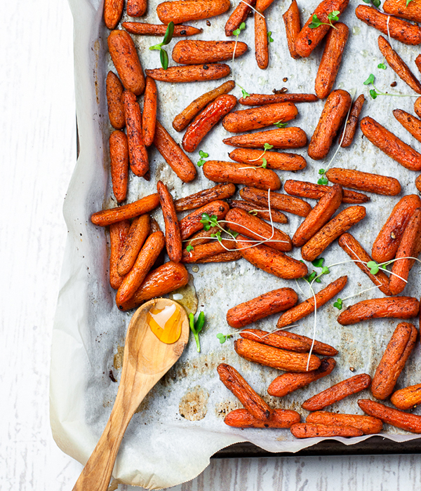 Sweet Cinnamon Roasted Carrots