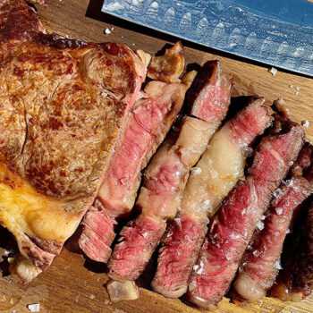 Simple Wagyu Steak Sliced