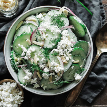 Cucumber and Feta Cheese Salad