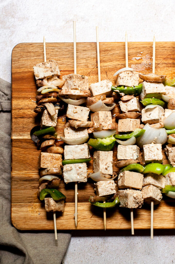 Grilled Tofu and Mushroom Skewers Heinen's Grocery Store