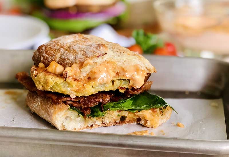 Air Fried Green Tomato BLT