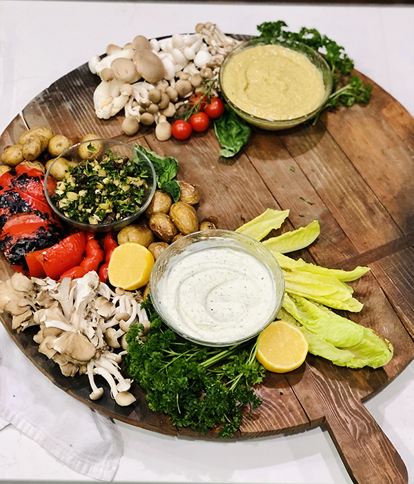 Grilled Vegetable Grazing Board