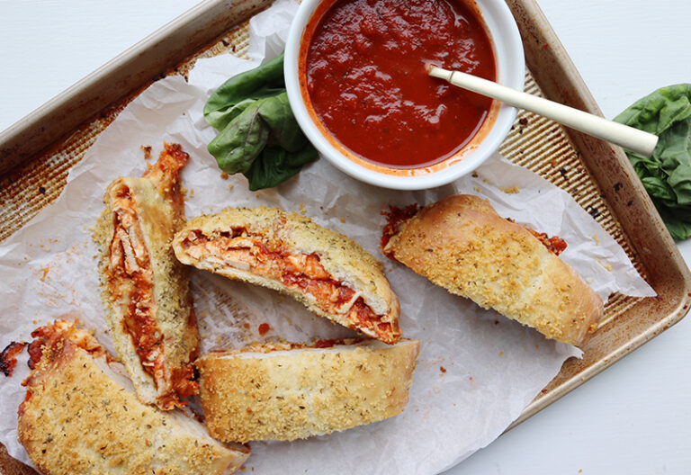 Quick Fix Meals: Chicken Parmesan Calzone | Heinen's Grocery Store