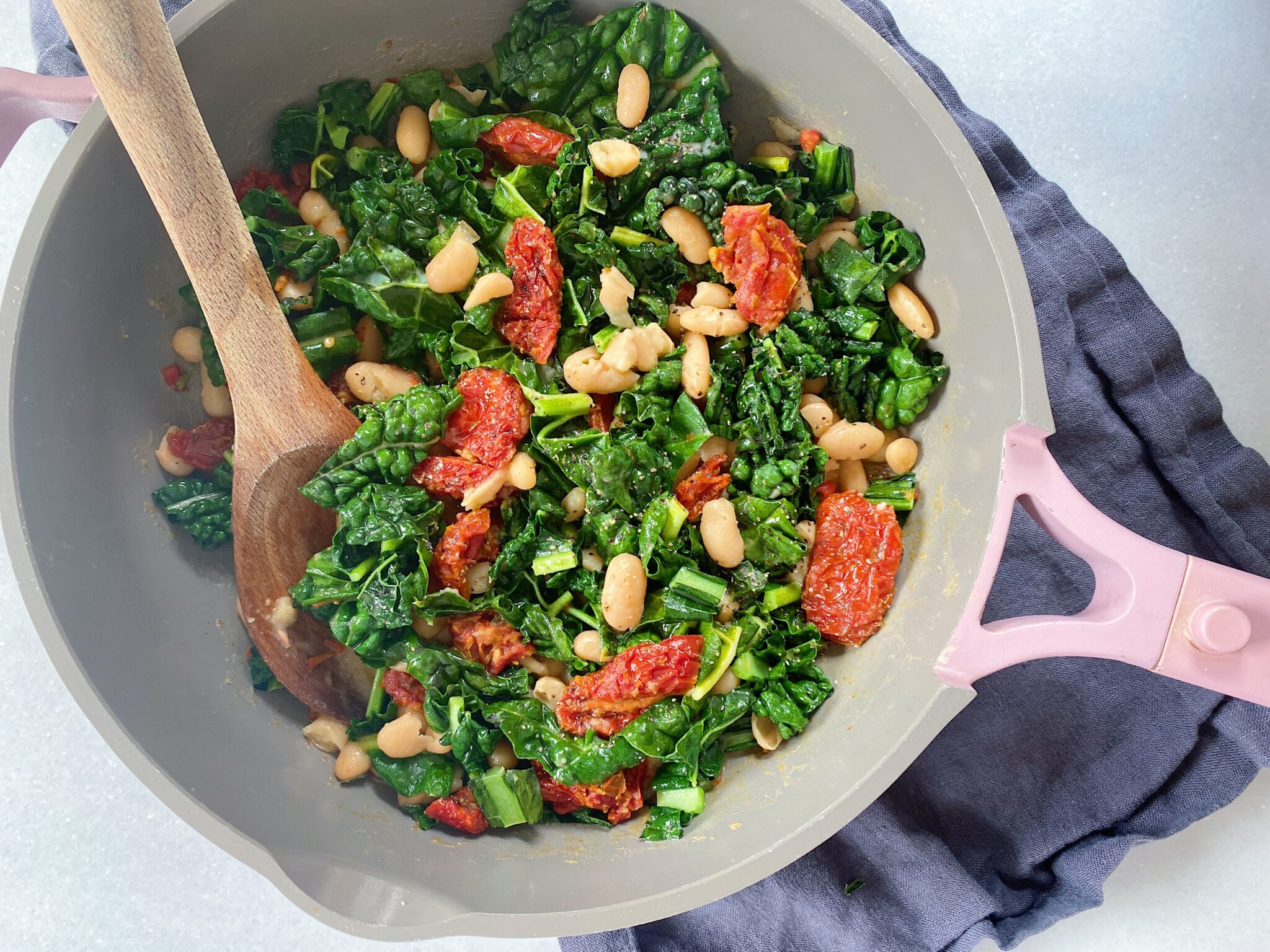 Kale & White Bean Skillet Heinen's Grocery Store