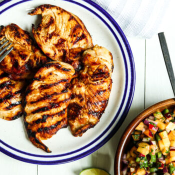 Grilled Chicken with Stone Fruit Salsa