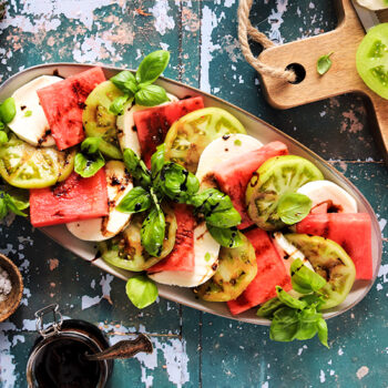 Watermelon Caprese Salad