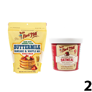 Bob's Red Mill Pancake Mix and Oatmeal Cups