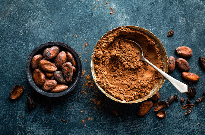 Cacao Beans and Powder