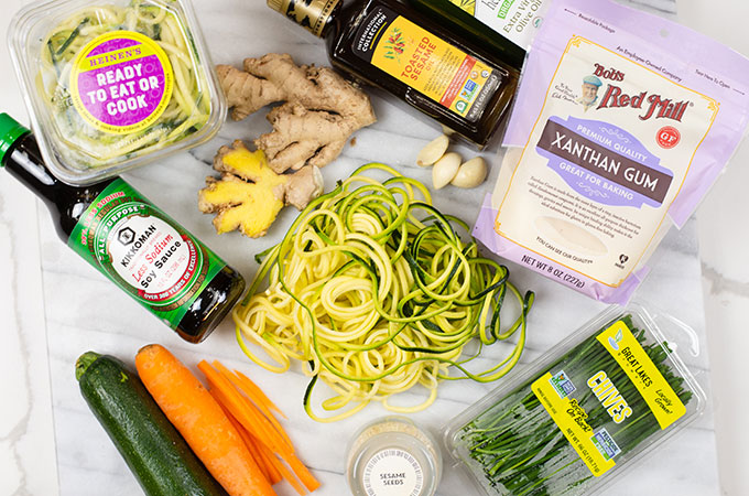 Zoodle Lo Mein Ingredients