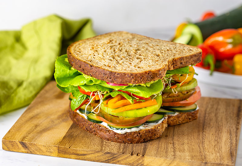 California Veggie Sandwich Heinen's Grocery Store