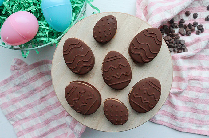 Peanut Butter Chocolate Easter Eggs