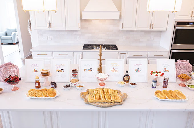 Mother's Day Waffle Bar