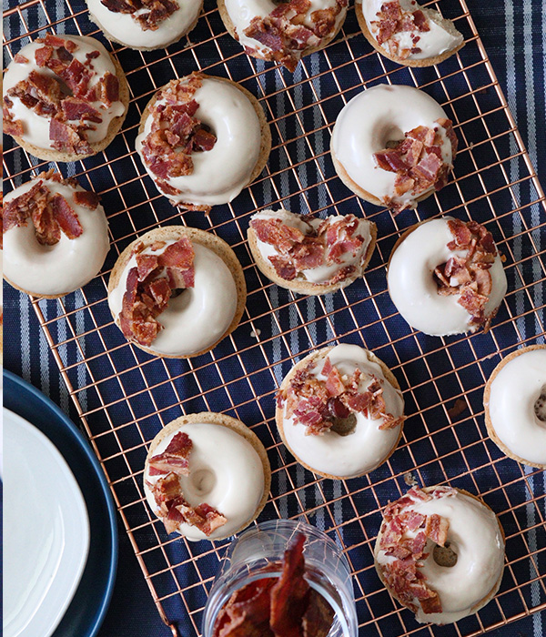 Maple Bacon Glazed donuts