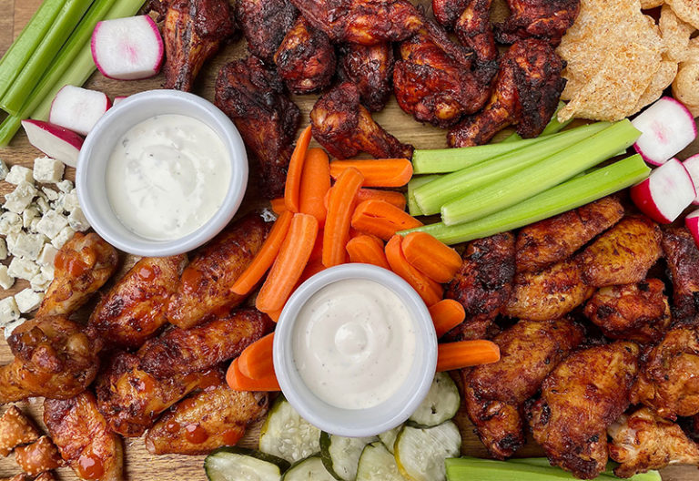 Chicken Wing Charcuterie Board Heinen's Grocery Store