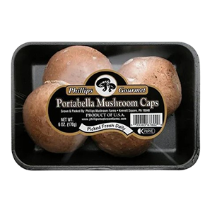 A Package of Portobello Mushroom Caps