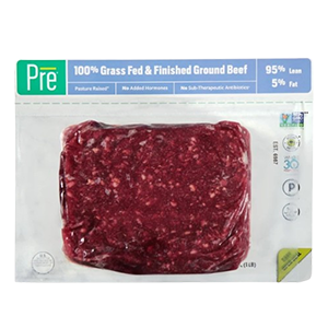A Package of Pre Beef 100% Grass Fed Ground Beef