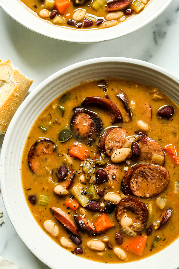 Hearty Smoked Sausage and Bean Soup