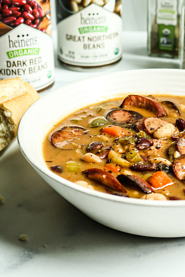 Hearty Smoked Sausage and Bean Soup