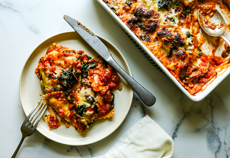 Easy Spinach Ravioli Bake Heinen's Grocery Store