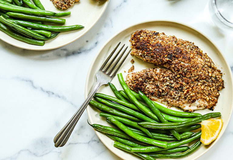 Sage and Pecan Crusted Tilapia Heinen's Grocery Store