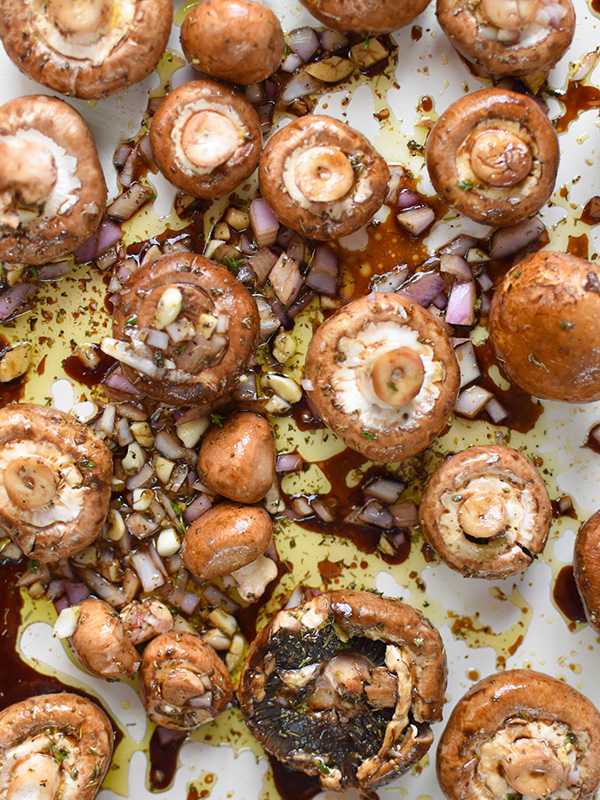 Roasted Balsamic Mushrooms