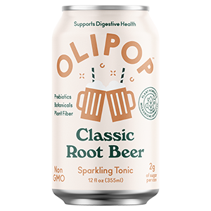 Olipop Classic Root Beer Prebiotic Soda