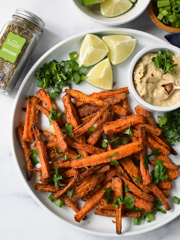 Chickpea Dusted Carrot Fries 