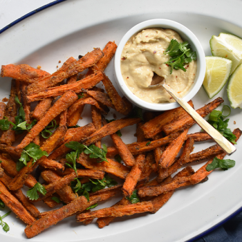 Chickpea Dusted Carrot Fries