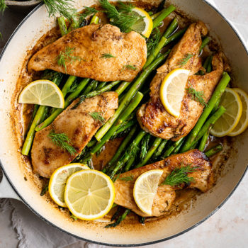 Lemon Dill Chicken and Asparagus