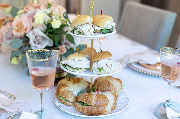 Effortless Baby or Bridal Shower French Sandwiches