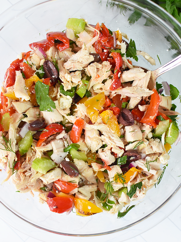 Mediterranean Chicken Salad 