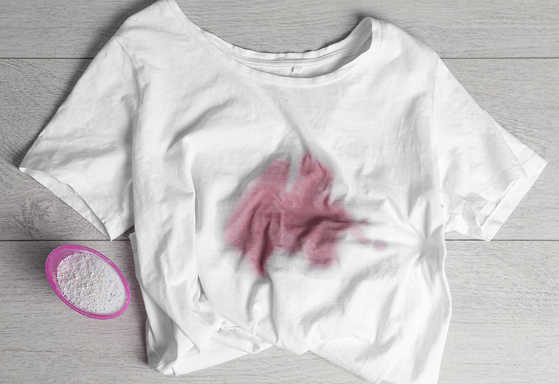 Stained White T Shirt