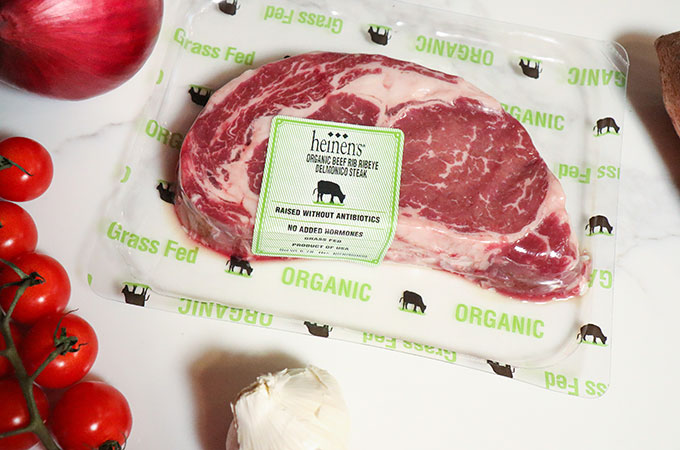 Heinen's Organic Beef in Packaging