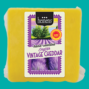 Heinen’s Hand-Selected Vintage Cheddar and Red Liecester Cheese