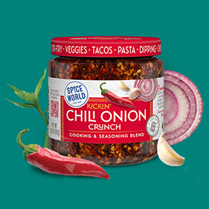 Spice World Chili Onion Crunch Cooking and Seasoning Blend