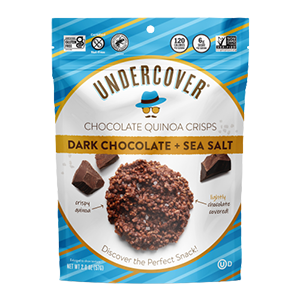 Undercover Quinoa Crisps Dark Chocolate Sea Salt