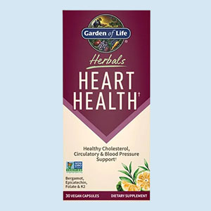 Garden of Life Heart Health Herbal Supplement Packaging